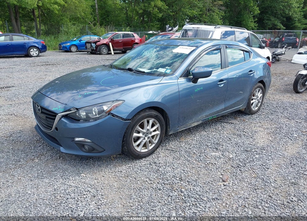 2016 MAZDA 3 I GRAND TOURING VIN: 3MZBM1X75GM268018