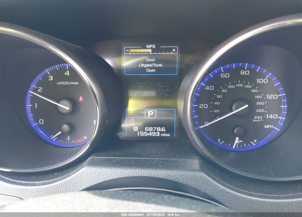 2015 SUBARU OUTBACK VIN: 4S4BSBFC1F3245165