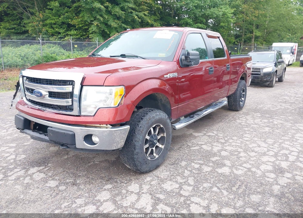 2014 FORD F-150 XLT VIN: 1FTFW1EF9EKF64821