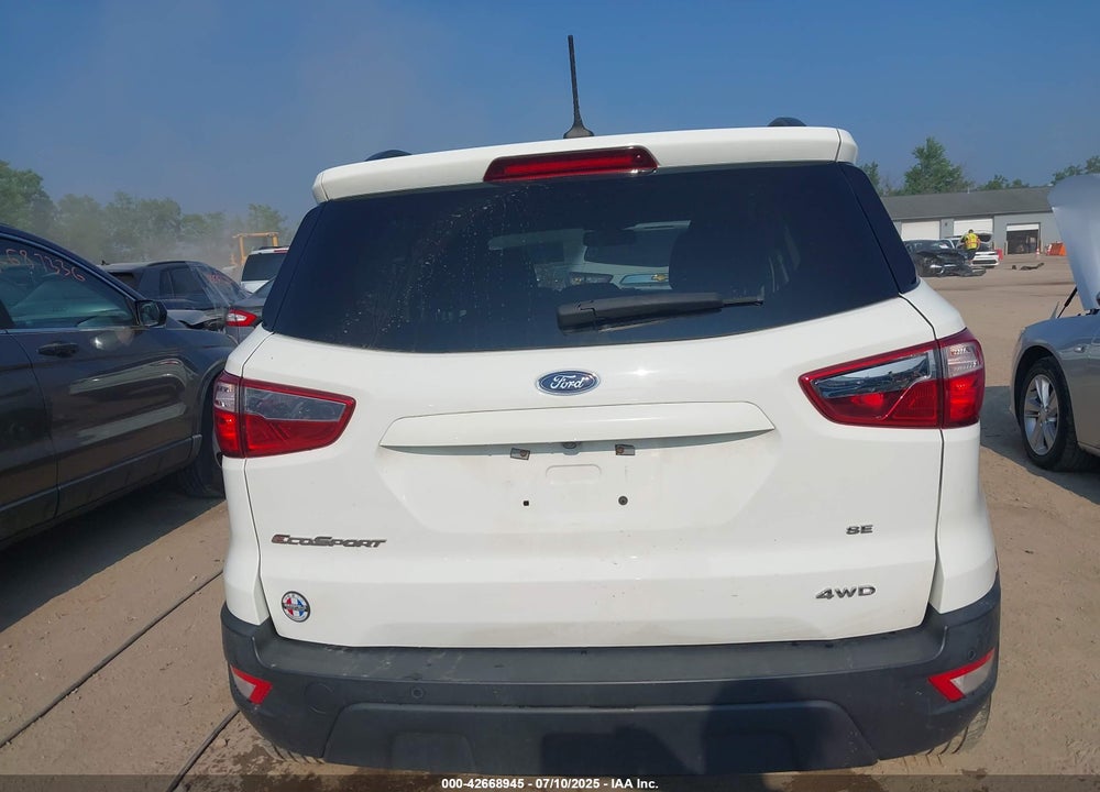 2018 FORD ECOSPORT SE VIN: MAJ6P1UL9JC247426