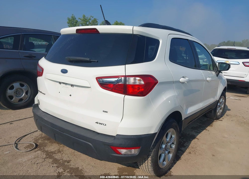 2018 FORD ECOSPORT SE VIN: MAJ6P1UL9JC247426