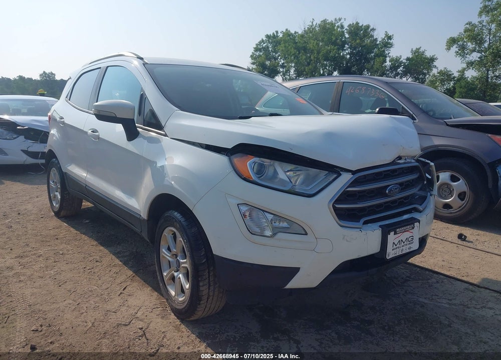 2018 FORD ECOSPORT SE VIN: MAJ6P1UL9JC247426