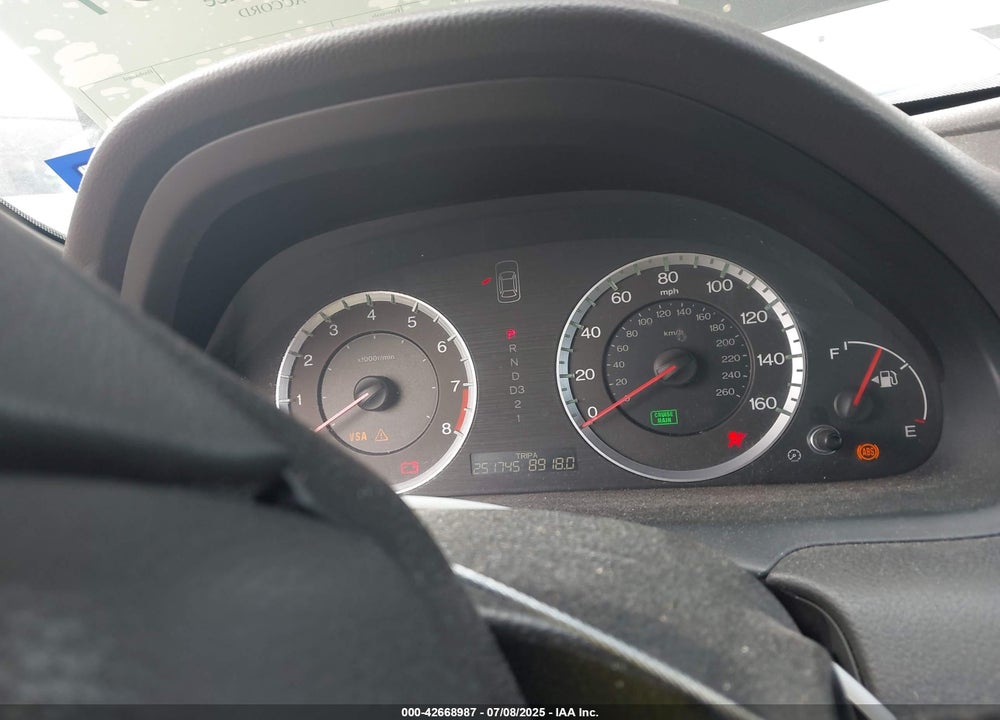 2009 HONDA ACCORD VIN: 1HGCP26859A019640