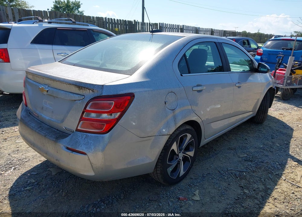 2017 CHEVROLET SONIC VIN: 1G1JF5SB8H4123086