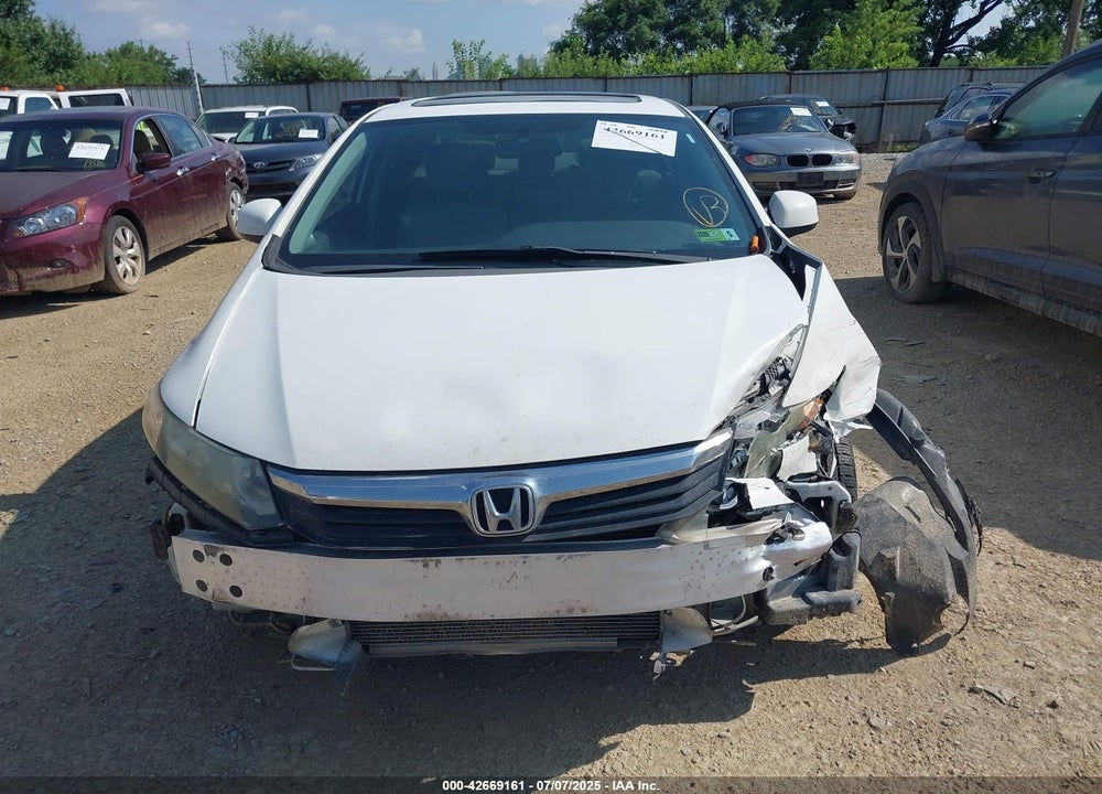 2012 HONDA CIVIC VIN: 19XFB2F8XCE346727