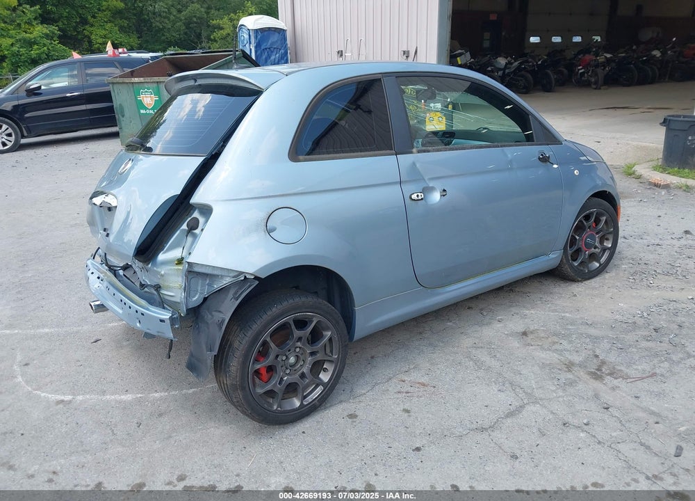 2013 FIAT 500 SPORT VIN: 3C3CFFBR8DT587247