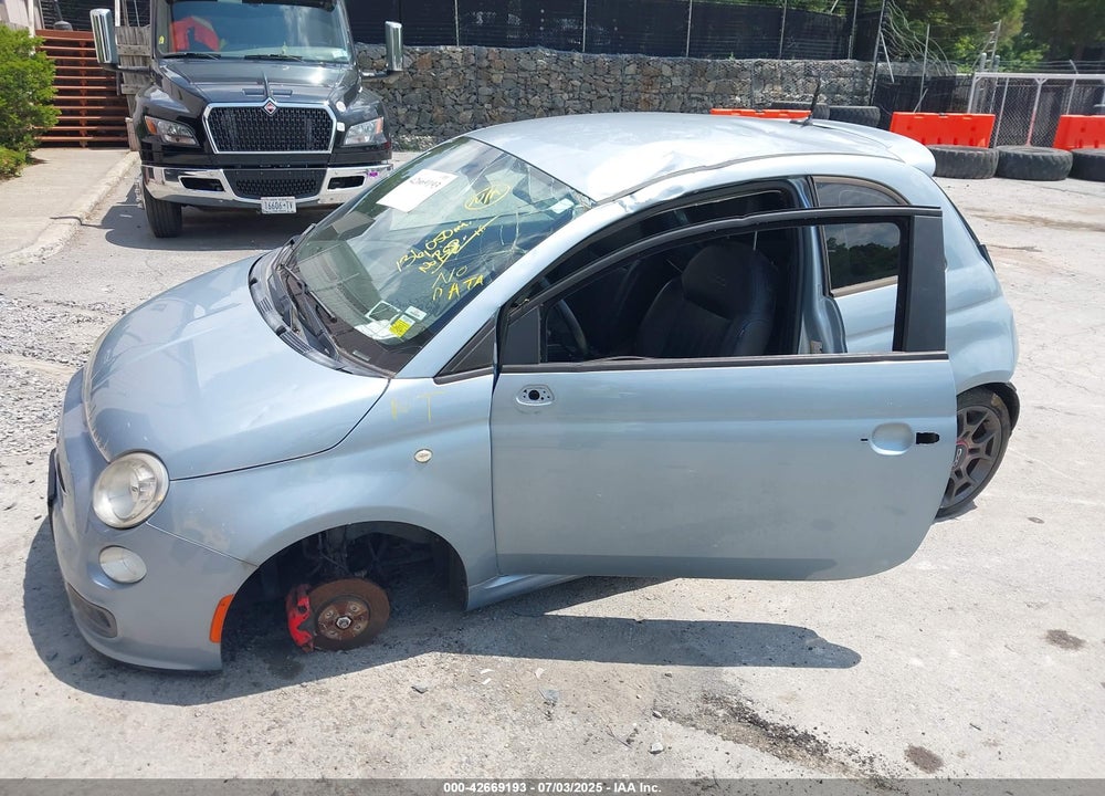 2013 FIAT 500 SPORT VIN: 3C3CFFBR8DT587247