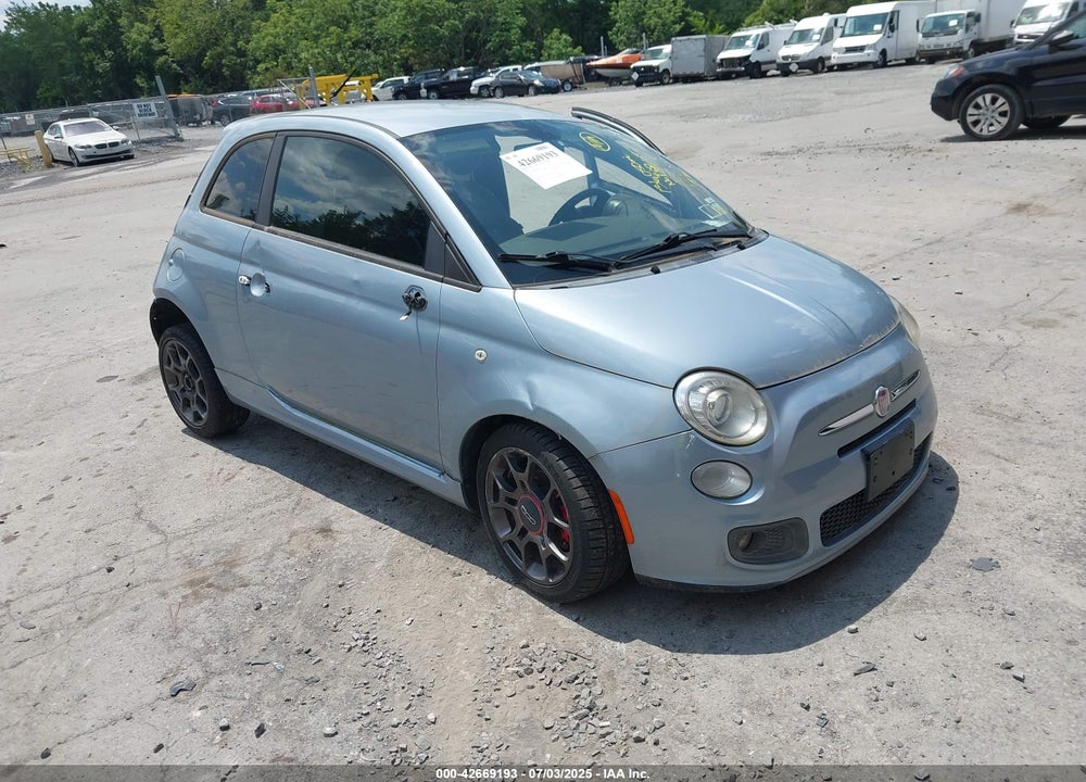 2013 FIAT 500 SPORT VIN: 3C3CFFBR8DT587247