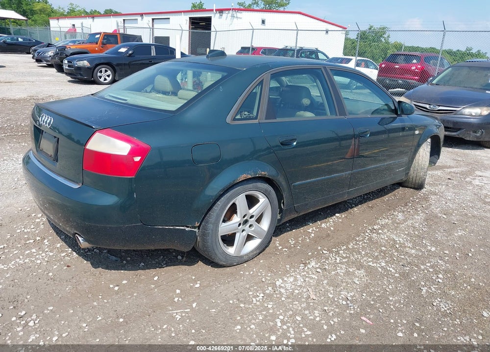 2004 AUDI A4 1.8T VIN: WAULC68E54A095126