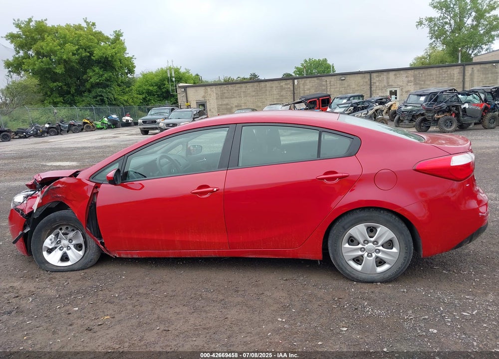 2016 KIA FORTE LX VIN: KNAFK4A6XG5613347