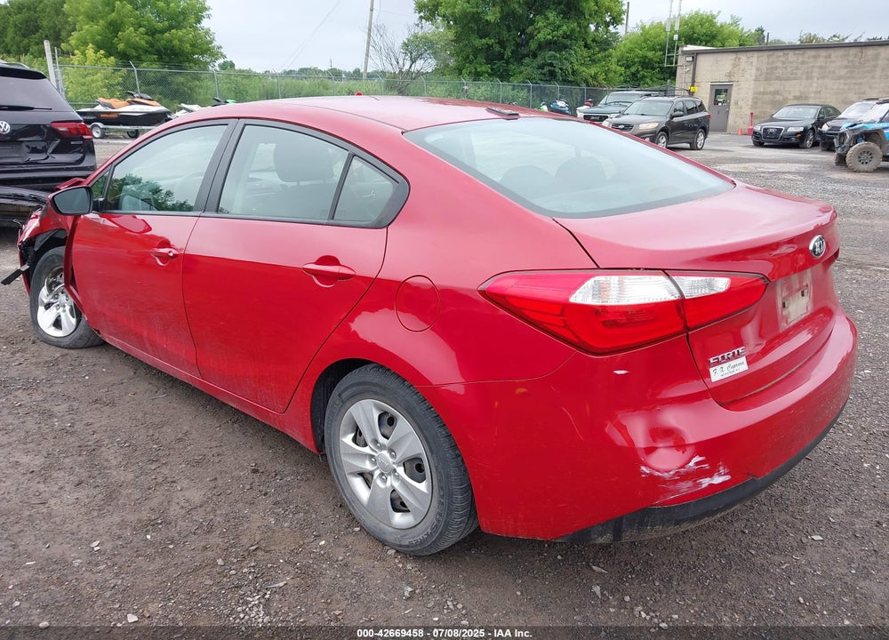 2016 KIA FORTE LX VIN: KNAFK4A6XG5613347