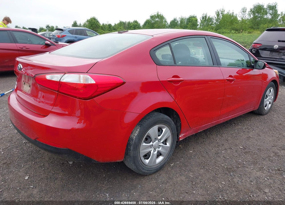 2016 KIA FORTE LX VIN: KNAFK4A6XG5613347