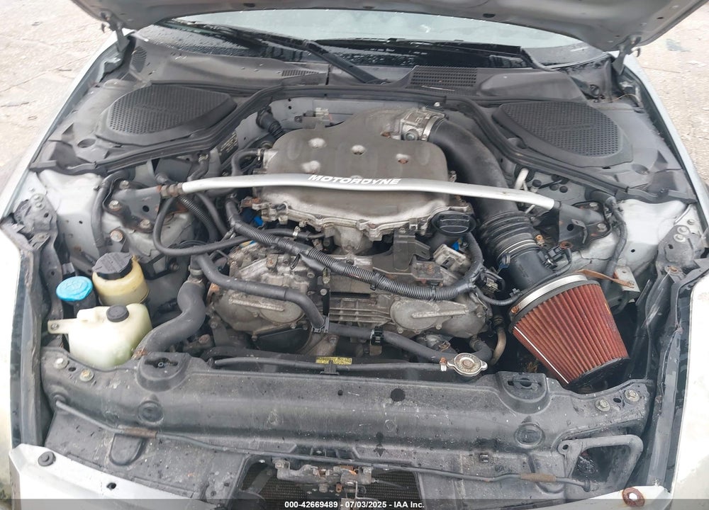 2005 NISSAN 350Z TOURING VIN: JN1AZ34D85M608022