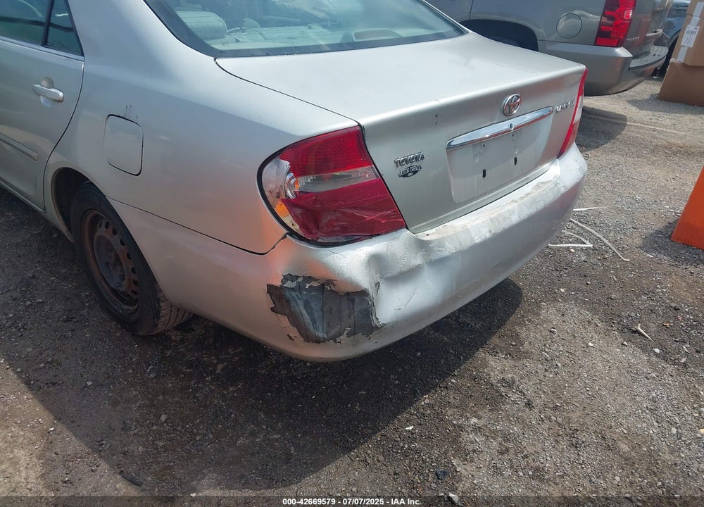 2002 TOYOTA CAMRY VIN: JTDBE30K920091821