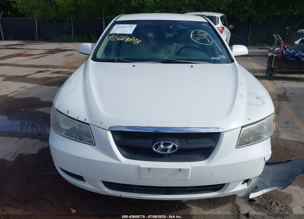 2008 HYUNDAI SONATA GLS VIN: 5NPET46C98H393744