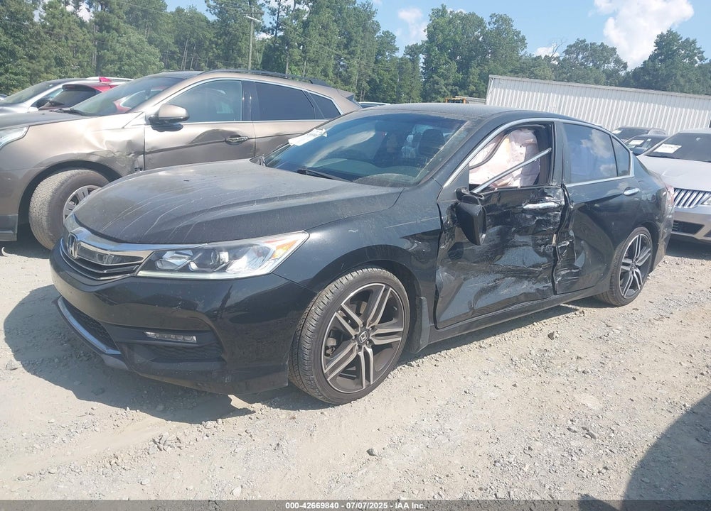 2016 HONDA ACCORD SPORT VIN: 1HGCR2F54GA163449