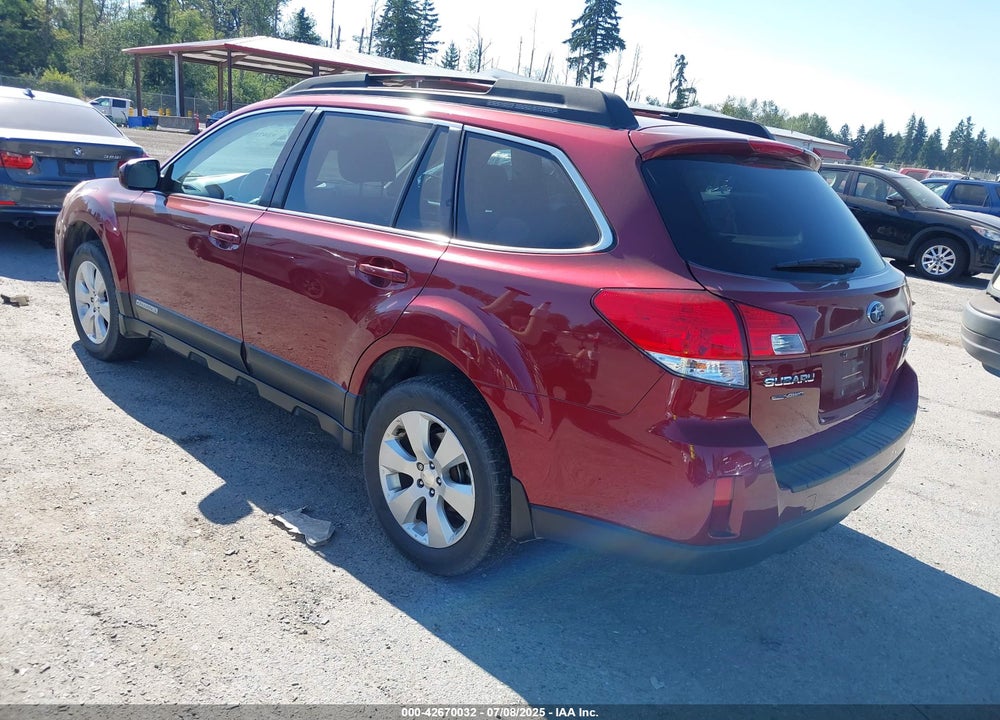 2011 SUBARU OUTBACK VIN: 4S4BRBCC1B3385436