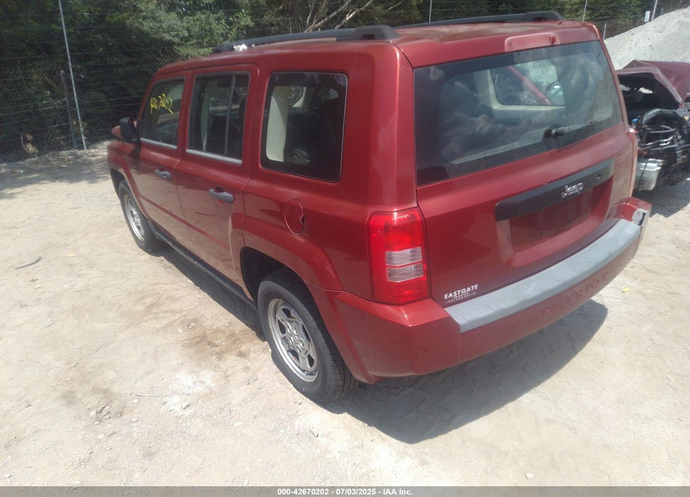 2008 JEEP PATRIOT VIN: 1J8FT28008D799325