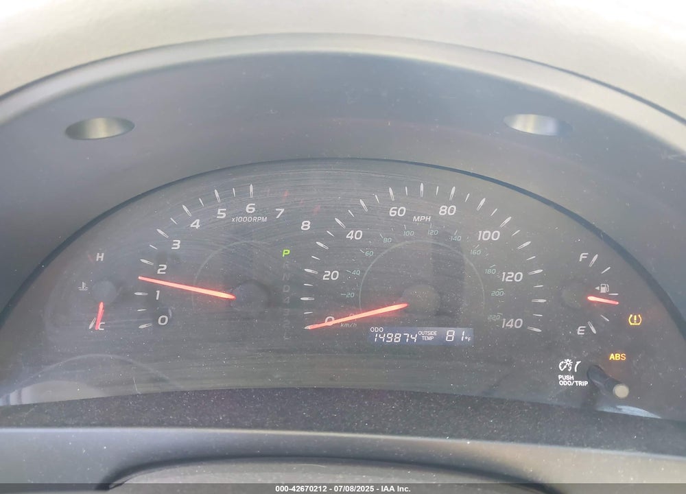 2007 TOYOTA CAMRY LE VIN: 4T1BE46K07U123211