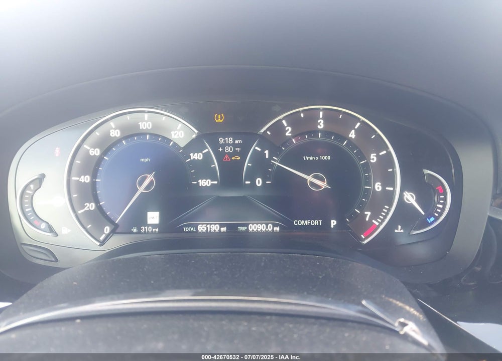 2019 BMW 5 SERIES VIN: WBAJA5C53KBX46825