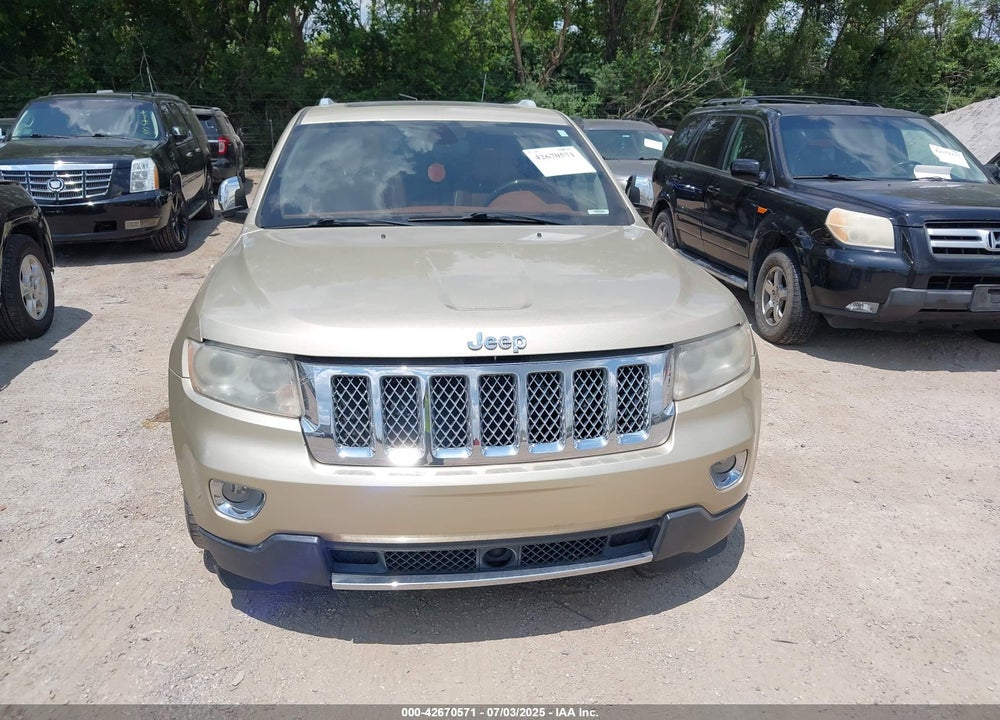 2011 JEEP GRAND CHEROKEE OVERLAND VIN: 1J4RR6GTXBC626392