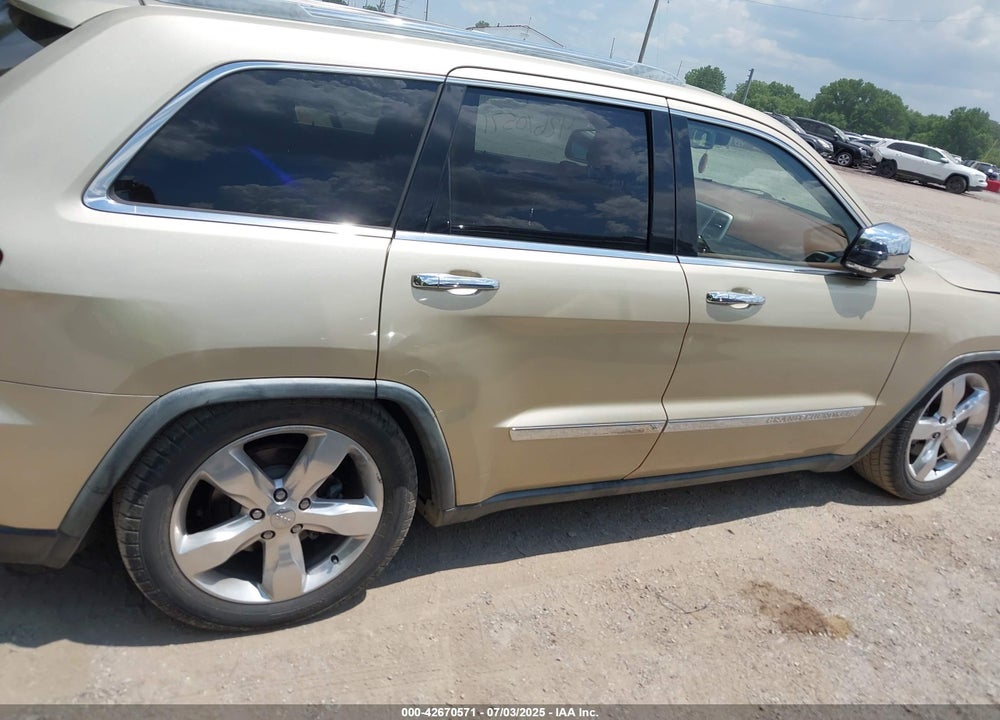 2011 JEEP GRAND CHEROKEE OVERLAND VIN: 1J4RR6GTXBC626392
