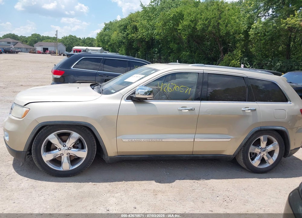 2011 JEEP GRAND CHEROKEE OVERLAND VIN: 1J4RR6GTXBC626392