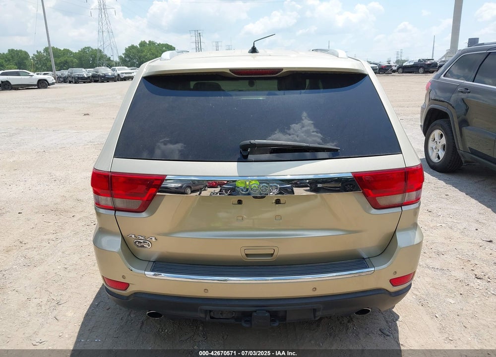2011 JEEP GRAND CHEROKEE OVERLAND VIN: 1J4RR6GTXBC626392