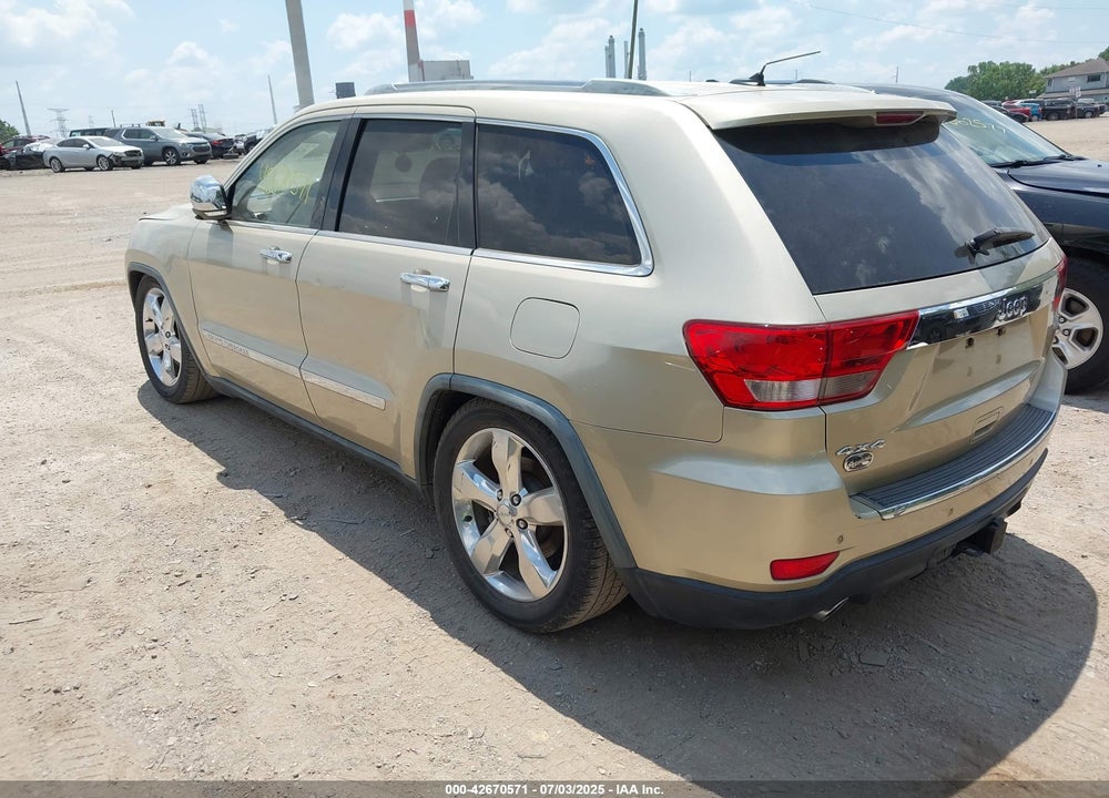 2011 JEEP GRAND CHEROKEE OVERLAND VIN: 1J4RR6GTXBC626392