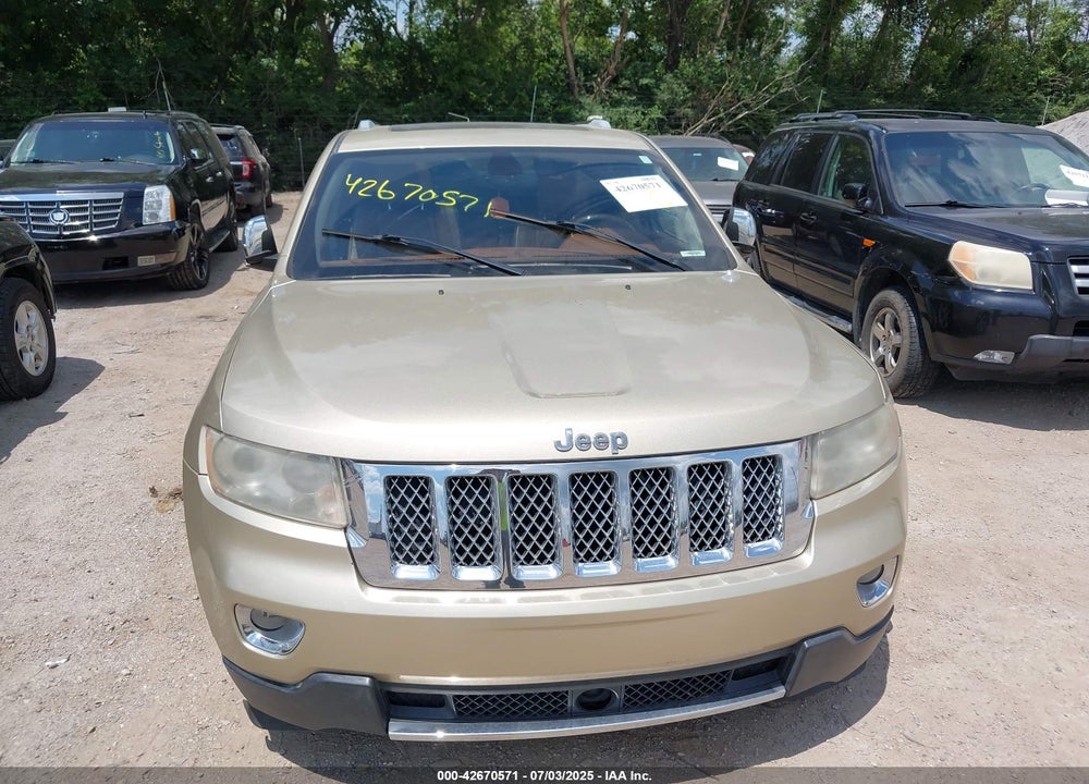 2011 JEEP GRAND CHEROKEE OVERLAND VIN: 1J4RR6GTXBC626392