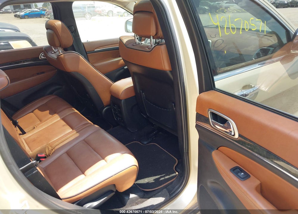 2011 JEEP GRAND CHEROKEE OVERLAND VIN: 1J4RR6GTXBC626392