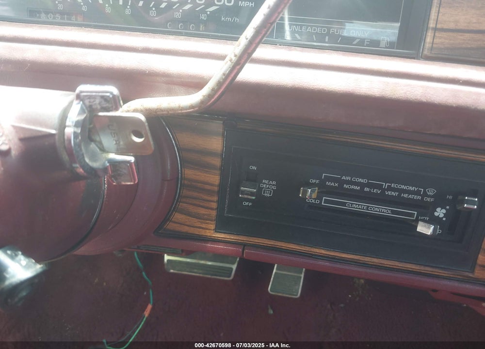 1987 BUICK ELECTRA VIN: 1G4CW5139H1422545