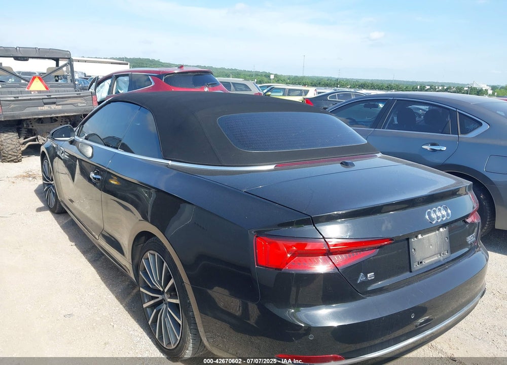 2018 AUDI A5 2.0T PREMIUM VIN: WAU2NGF59JN003387