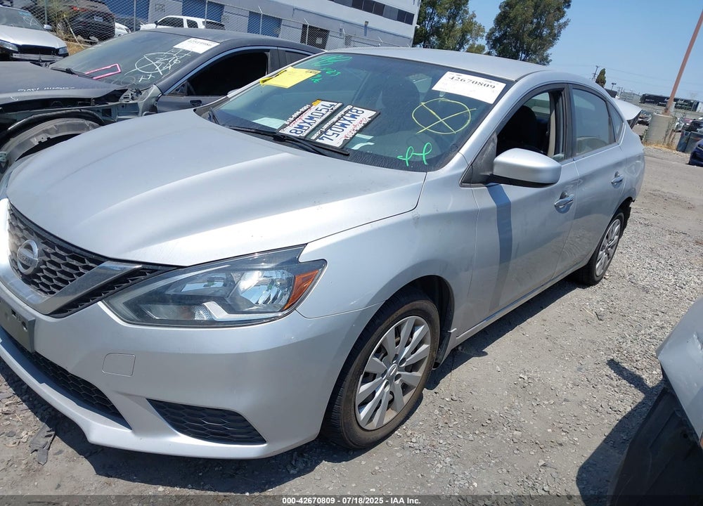 2016 NISSAN SENTRA VIN: 3N1AB7AP5GY311767
