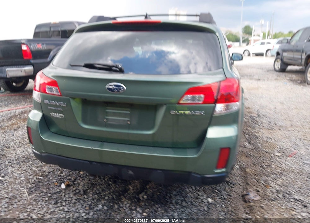 2012 SUBARU OUTBACK VIN: 4S4BRCKC6C3287947