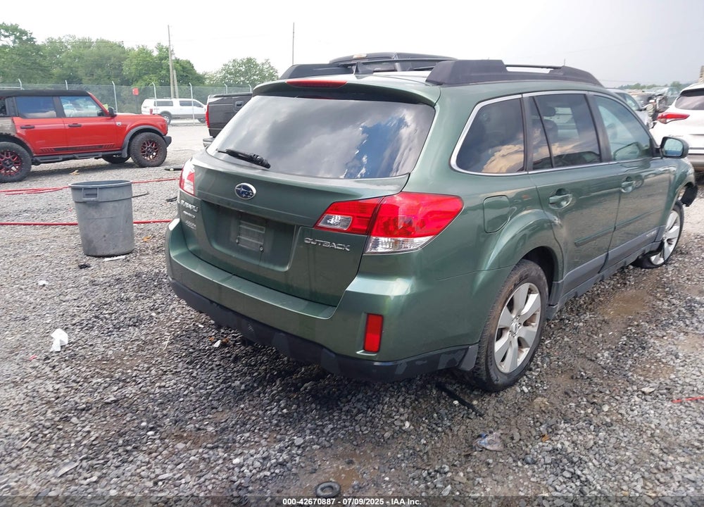2012 SUBARU OUTBACK VIN: 4S4BRCKC6C3287947