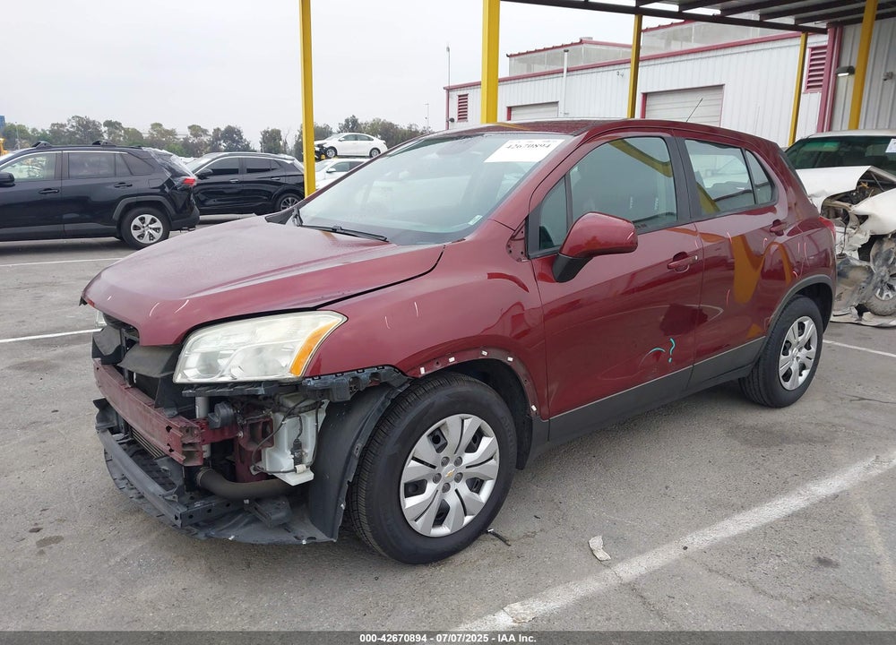 2016 CHEVROLET TRAX VIN: 3GNCJKSB4GL218029