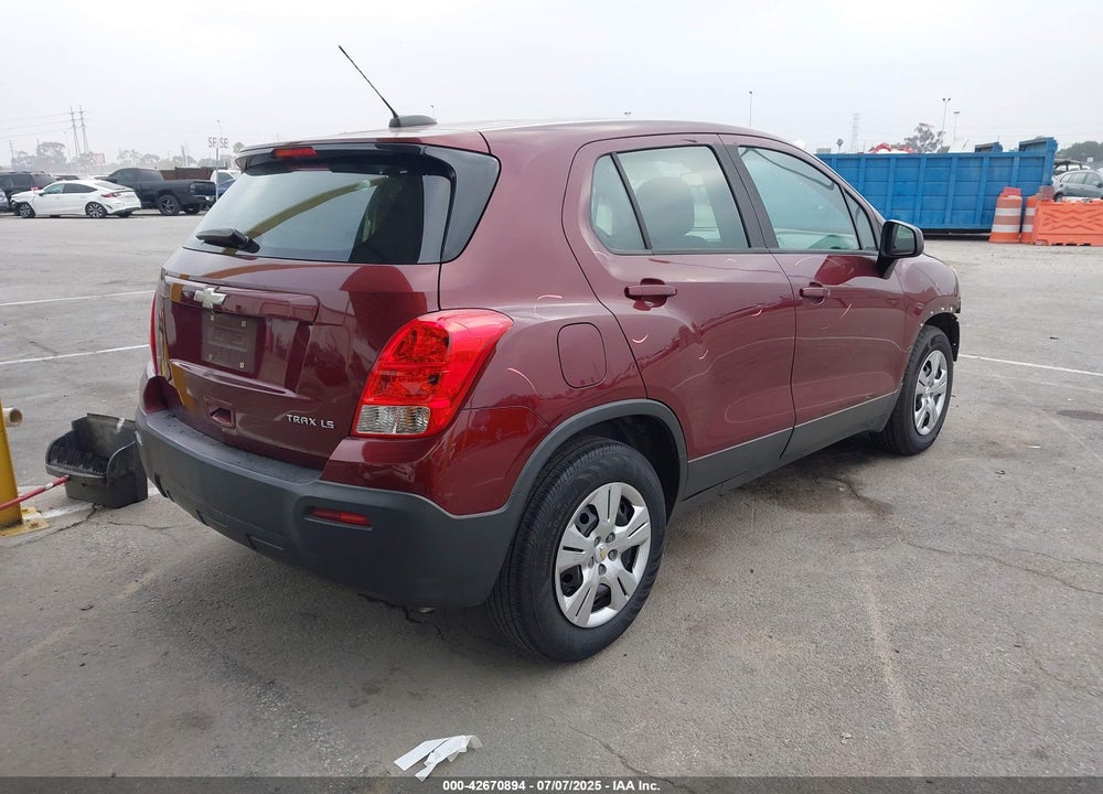 2016 CHEVROLET TRAX VIN: 3GNCJKSB4GL218029