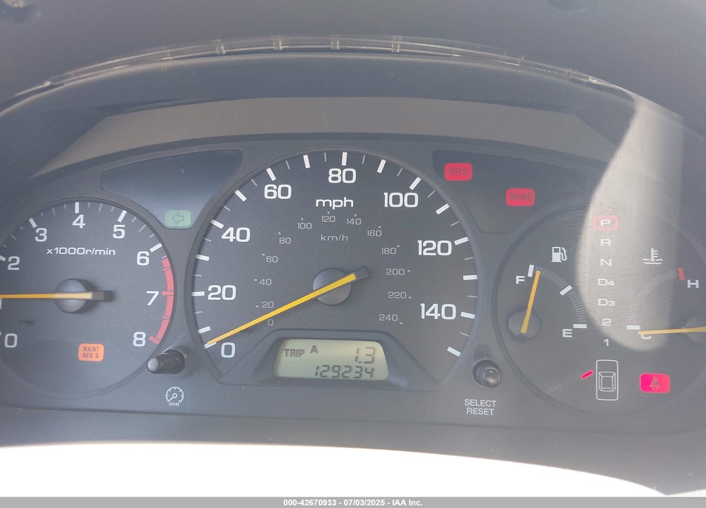 2001 HONDA ACCORD 3.0 EX VIN: 1HGCG16571A036914
