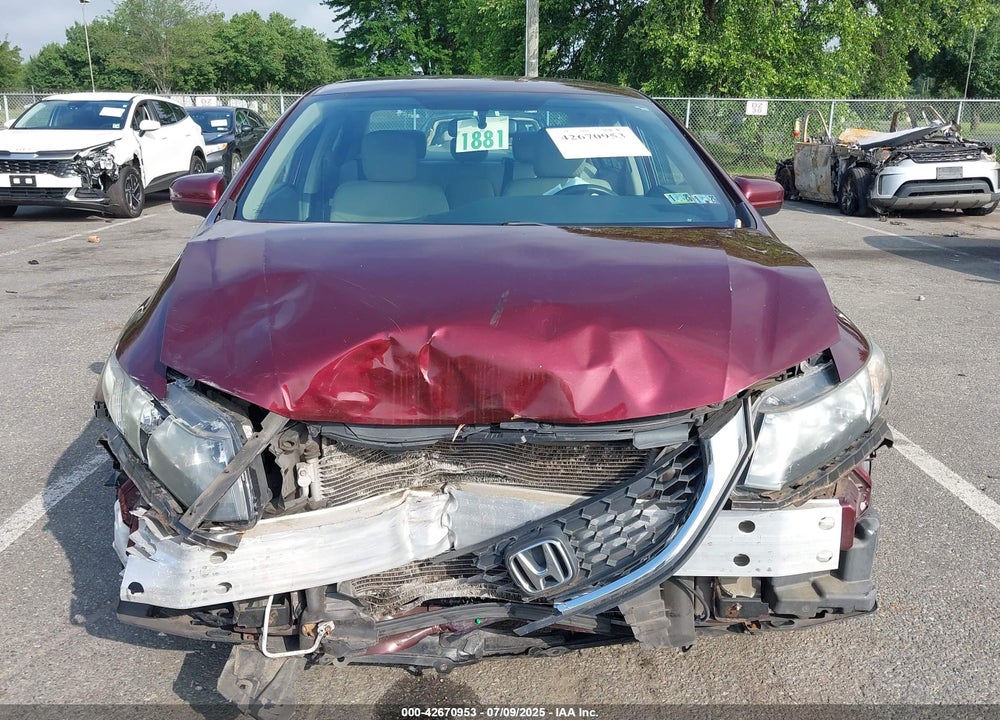 2015 HONDA CIVIC VIN: 19XFB2F52FE212515