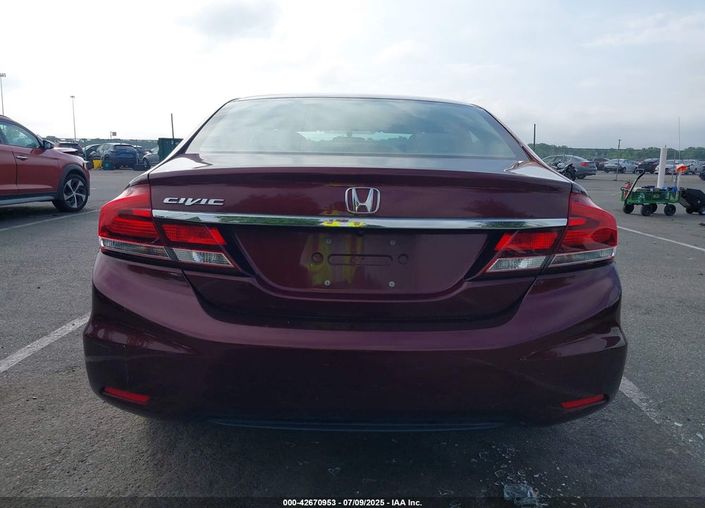 2015 HONDA CIVIC VIN: 19XFB2F52FE212515