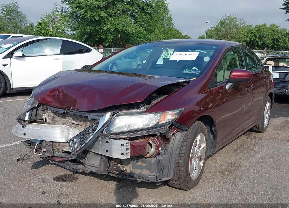 2015 HONDA CIVIC VIN: 19XFB2F52FE212515