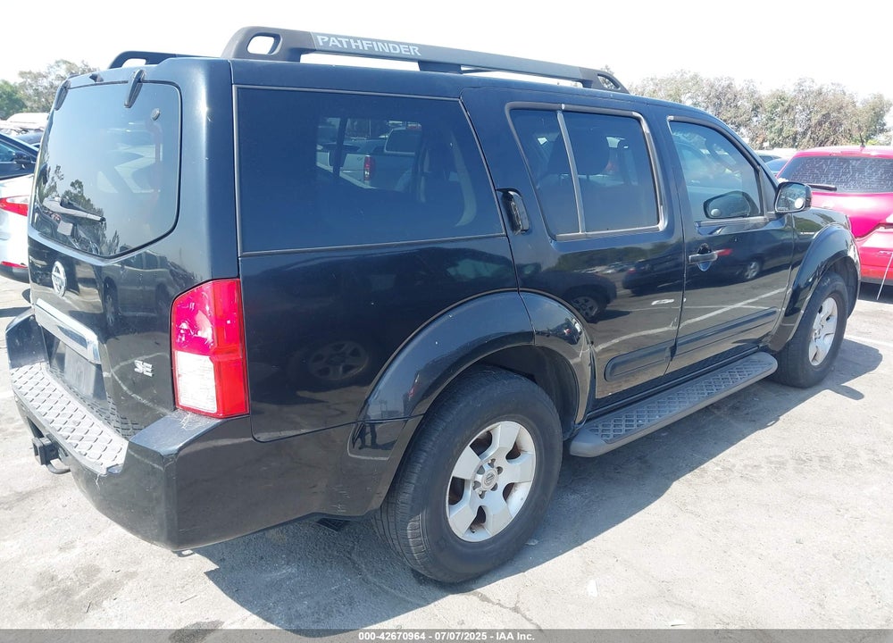 2006 NISSAN PATHFINDER VIN: 5N1AR18U26C615384