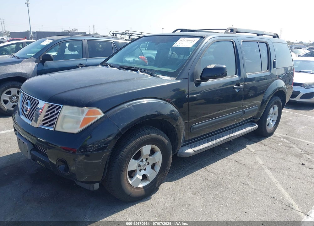 2006 NISSAN PATHFINDER VIN: 5N1AR18U26C615384
