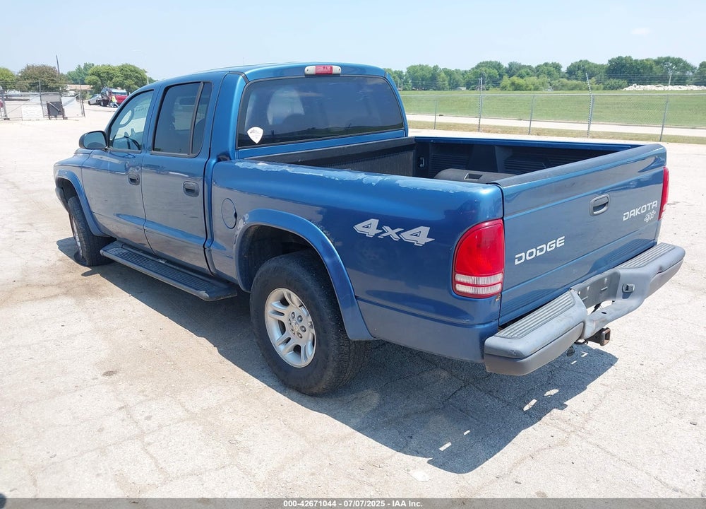 2004 DODGE DAKOTA SPORT/SXT VIN: 1D7HG38K74S740201