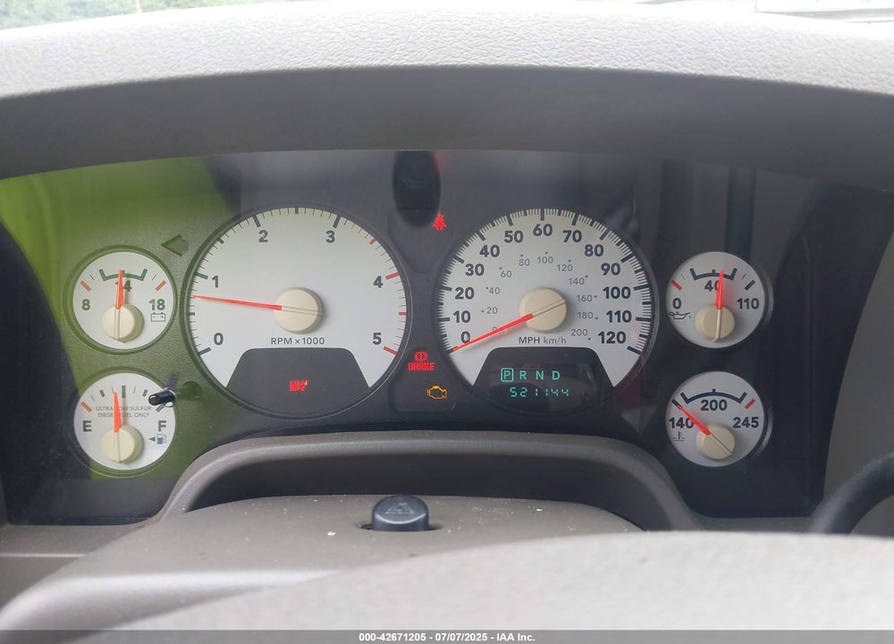 2007 DODGE RAM 2500 ST/SLT VIN: 3D3KS28A27G795139