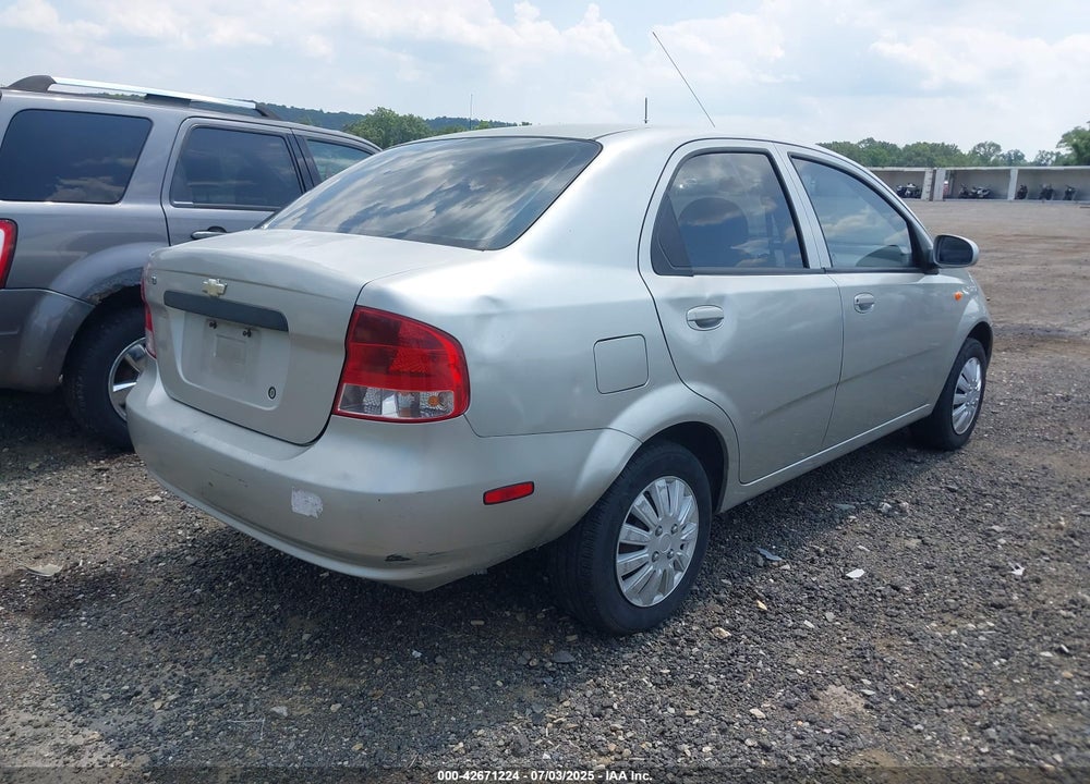 2004 CHEVROLET AVEO VIN: KL1TD52614B201956