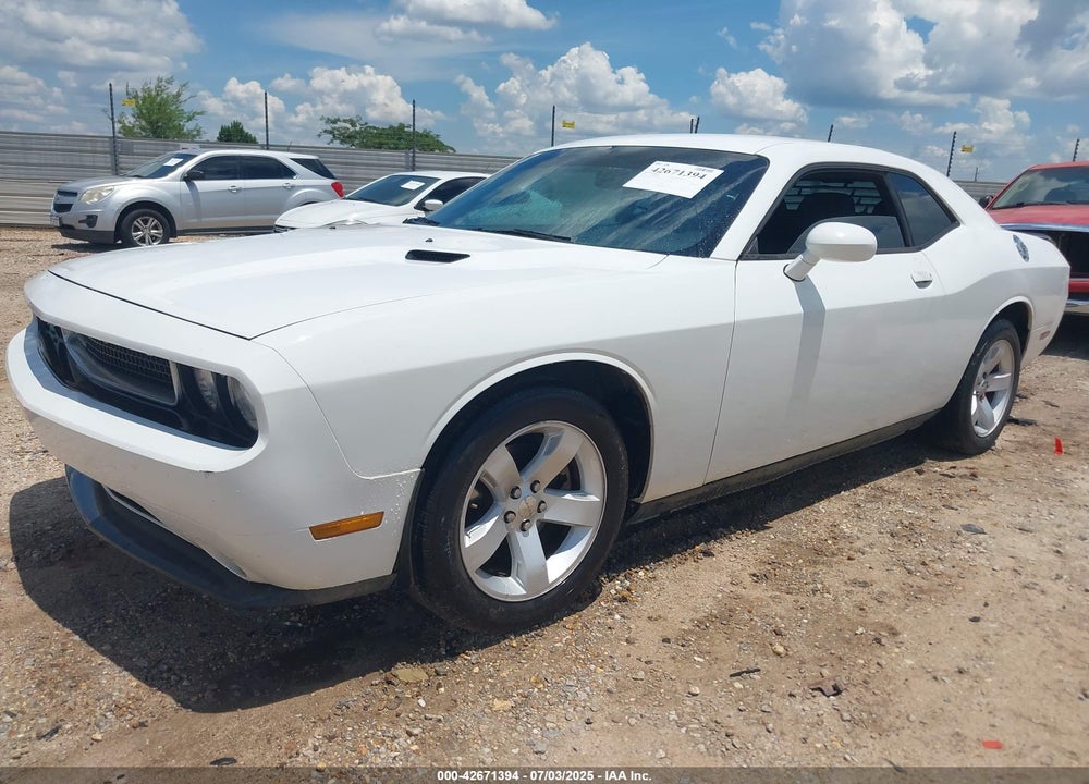2012 DODGE CHALLENGER SXT VIN: 2C3CDYAG1CH153616