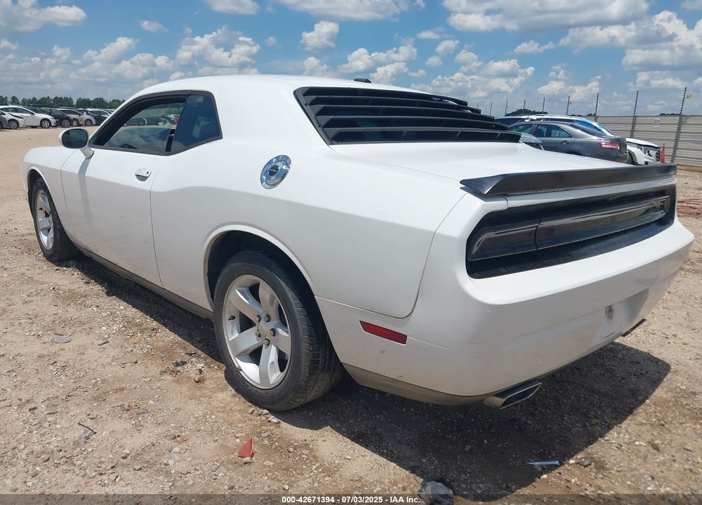 2012 DODGE CHALLENGER SXT VIN: 2C3CDYAG1CH153616