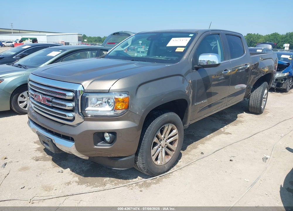 2016 GMC CANYON SLT VIN: 1GTG6DE31G1177359